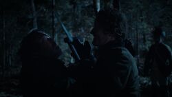 Robert Rogers fighting John Graves Simcoe