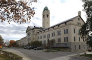 Clocktower-Sherman-Grant-SheridanHalls Nov-2002 0056-1-