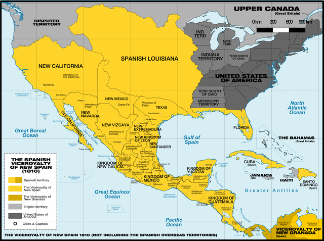 File:Viceroyalty of the New Spain 1800 (without Philippines)-1-.png