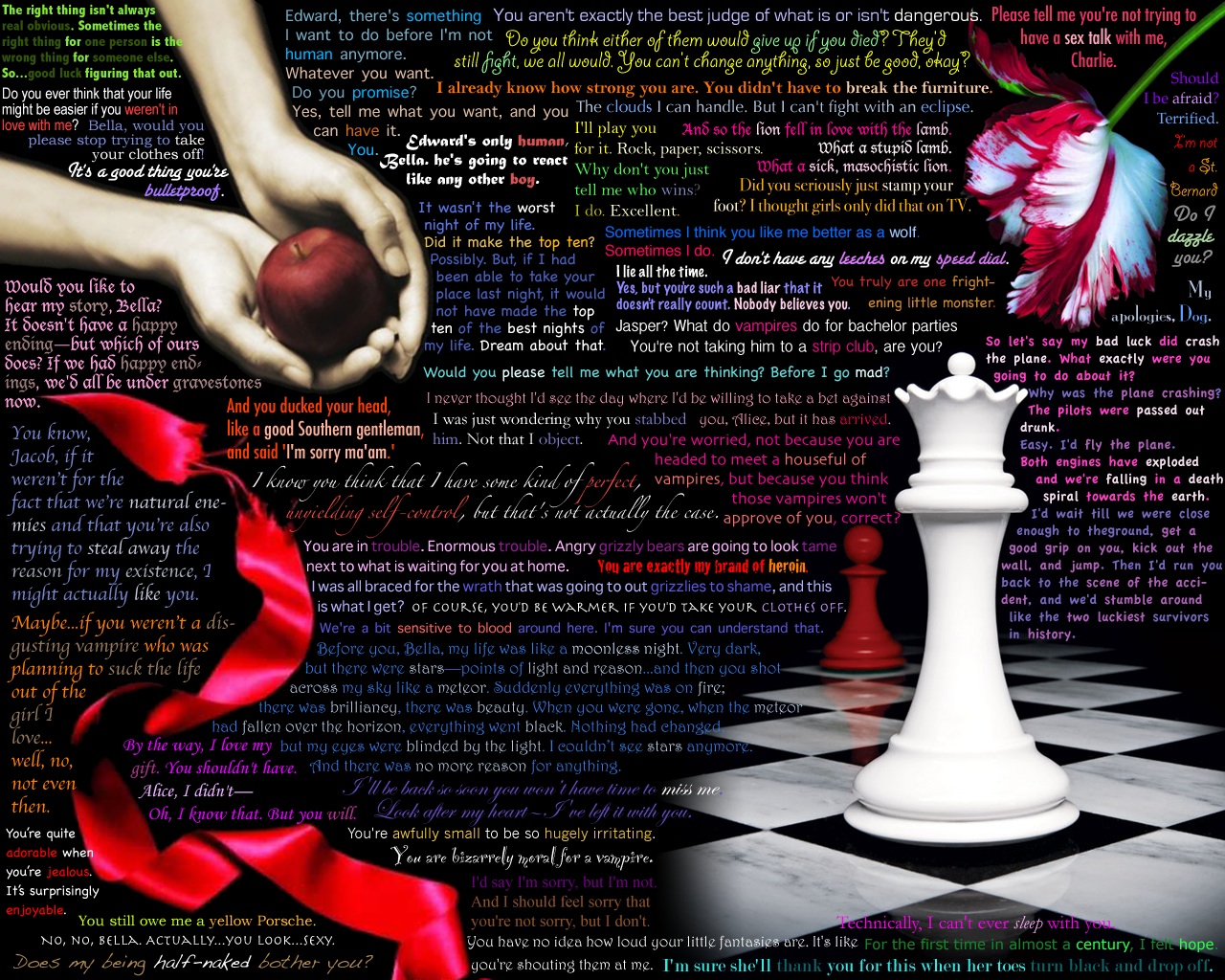 Image Twilight quotes wallpaper Twilight Saga Wiki