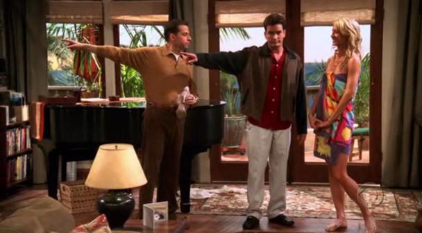 Round One To The Hot Crazy Chick | Two and a Half Men Wiki | Fandom