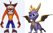 Crash and Spyro