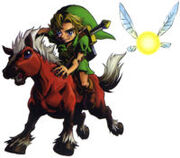 Link on Epona (MM)