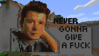 Rick Astley pixel art