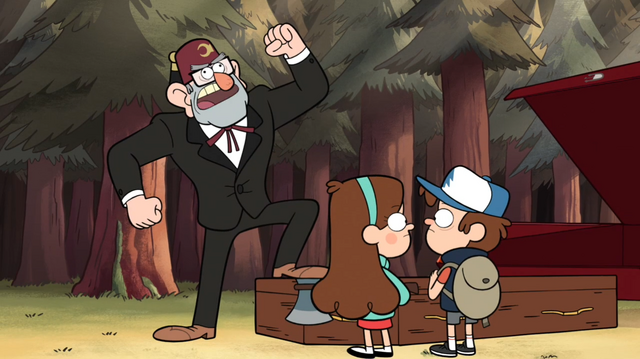 Arquivo:S1e3 grunkle stan faz pose em cima do caixao.png