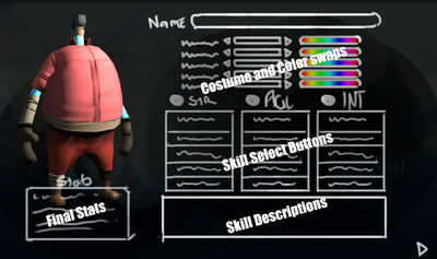 Character Customization Sketch