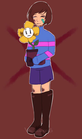 File:Underfell frisk flowey by valarauco 6-d9wsv6l.jpg