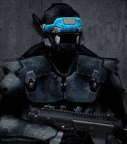 Ace blue visor