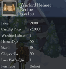 Warlord Helmet Rec
