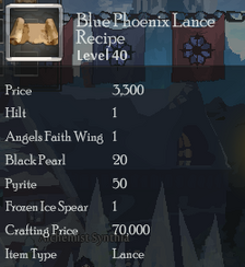 Blue Phoenix Lance Rec