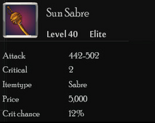 Sun Sabre