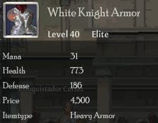 White Knight Armor