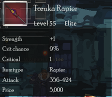 Tozuka Rapier