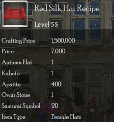 Red Silk Hat Rec