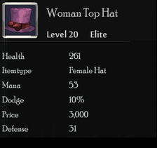 Woman Top Hat