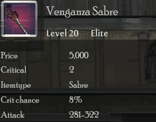 Venganza Sabre