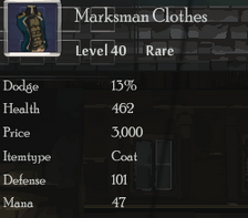 Marksman Clothes
