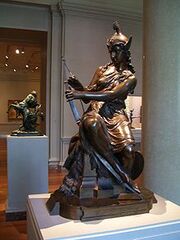 Statue of amazon woman