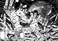 Touta grasps the earth