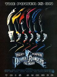 Power rangers movie poster