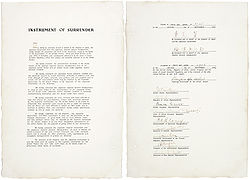 250px-Instrument of surrender Japan2