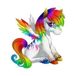 Striking Rainbow Alicorn  Valley of Unicorns Wiki 