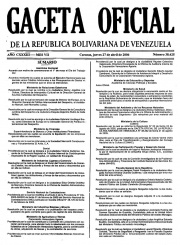 Gaceta oficial