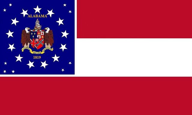 File:Alabama State Flag Proposal Stars and Bars 1819 Designed By Stephen Richard Barlow 07182014.jpg