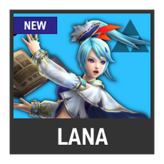 Super Smash Bros. Strife character box - Lana
