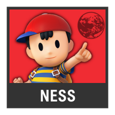 Super Smash Bros. Strife character box - Ness