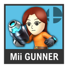 Super Smash Bros. Strife character box - Mii Gunner