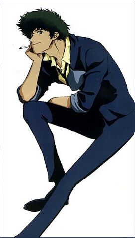 File:Spike Spiegel as drawn by the creators.jpg