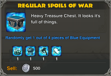 Regular Spoils of War