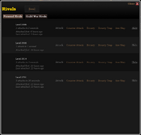 Rivals list