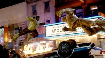 Abomination confronting the Hulk