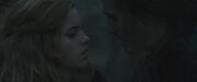 Scabior interrogating Hermione