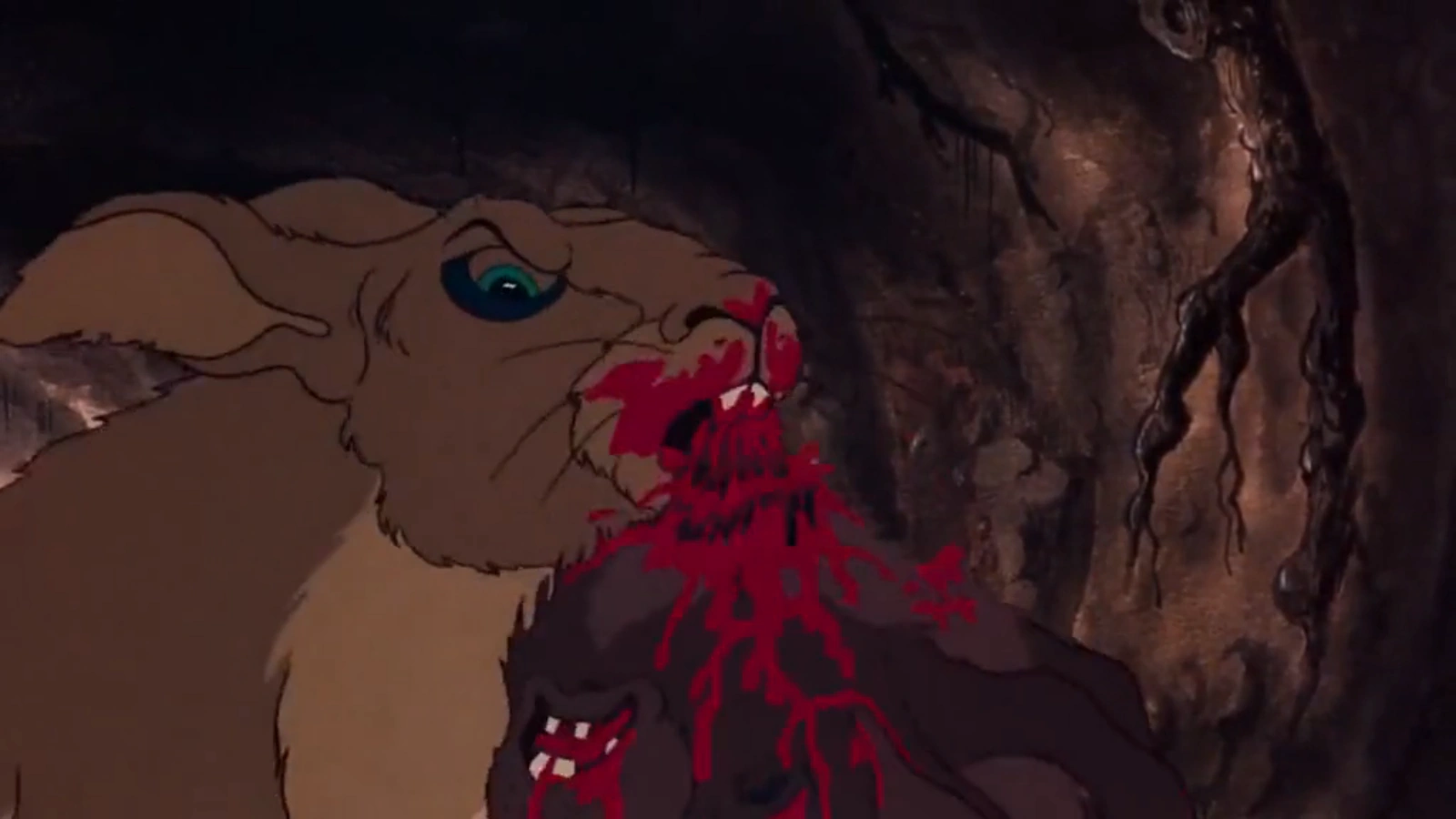 Image - Woundwort kills Blackavar.png | Villains Wiki | FANDOM powered ...
