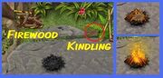 Fire wood and kindling
