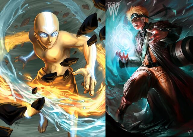 File:Aang vs Naruto.jpg