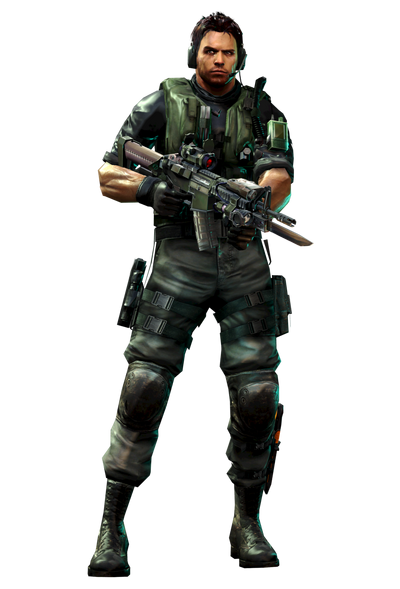 Chris redfield revelations pro render by allan valentine-d59eemt