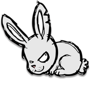 Vside sticker evil bunny