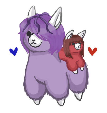 File:Alpaca ib and garry by lucidlunacy-d5kqaho.jpg