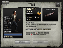 Tobin - Max Stats