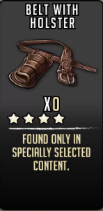 Belt with Holster