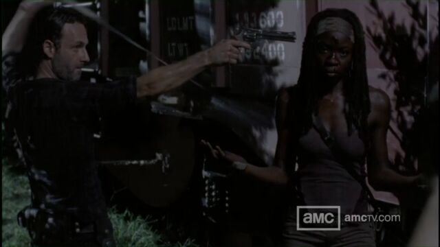 File:Rick Distrusts Michonne.jpg