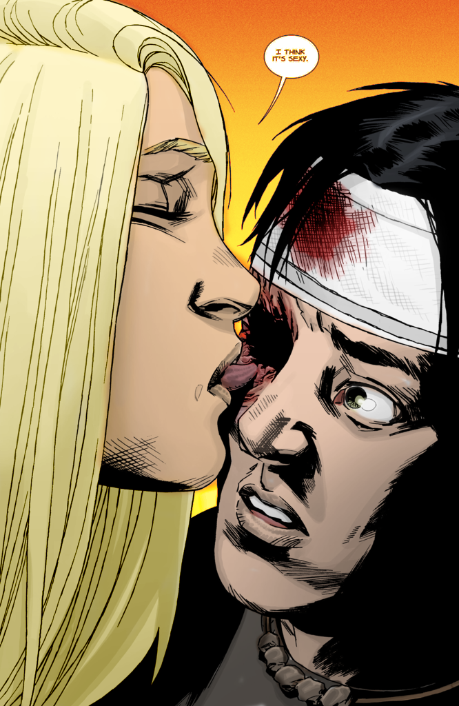 Image Lydia and Carl in color 2.png Walking Dead Wiki FANDOM
