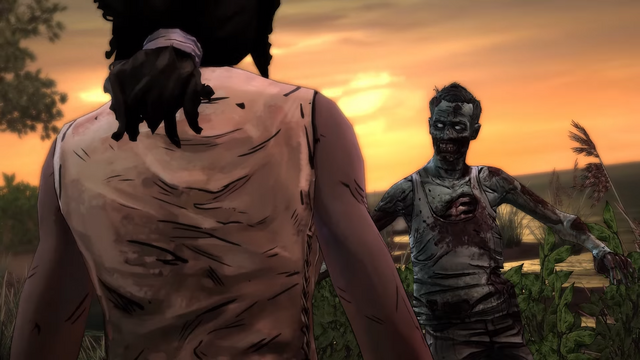 File:TWDM Michonne Confronts Walker.png
