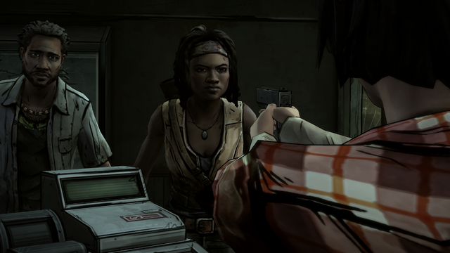 File:ITD Sam Threatening Michonne.png