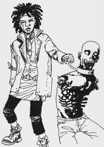 File:Michonne And Zombie, 1.jpg
