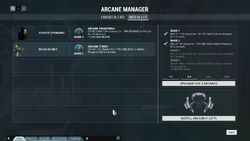 Arcane Manager